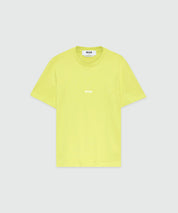Lime short-sleeve cotton jersey T-shirt