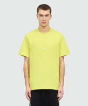 Lime short-sleeve cotton jersey T-shirt