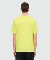 Lime short-sleeve cotton jersey T-shirt