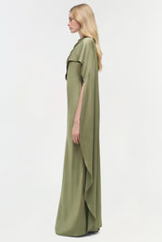 IZEL SATIN CAPE GOWN