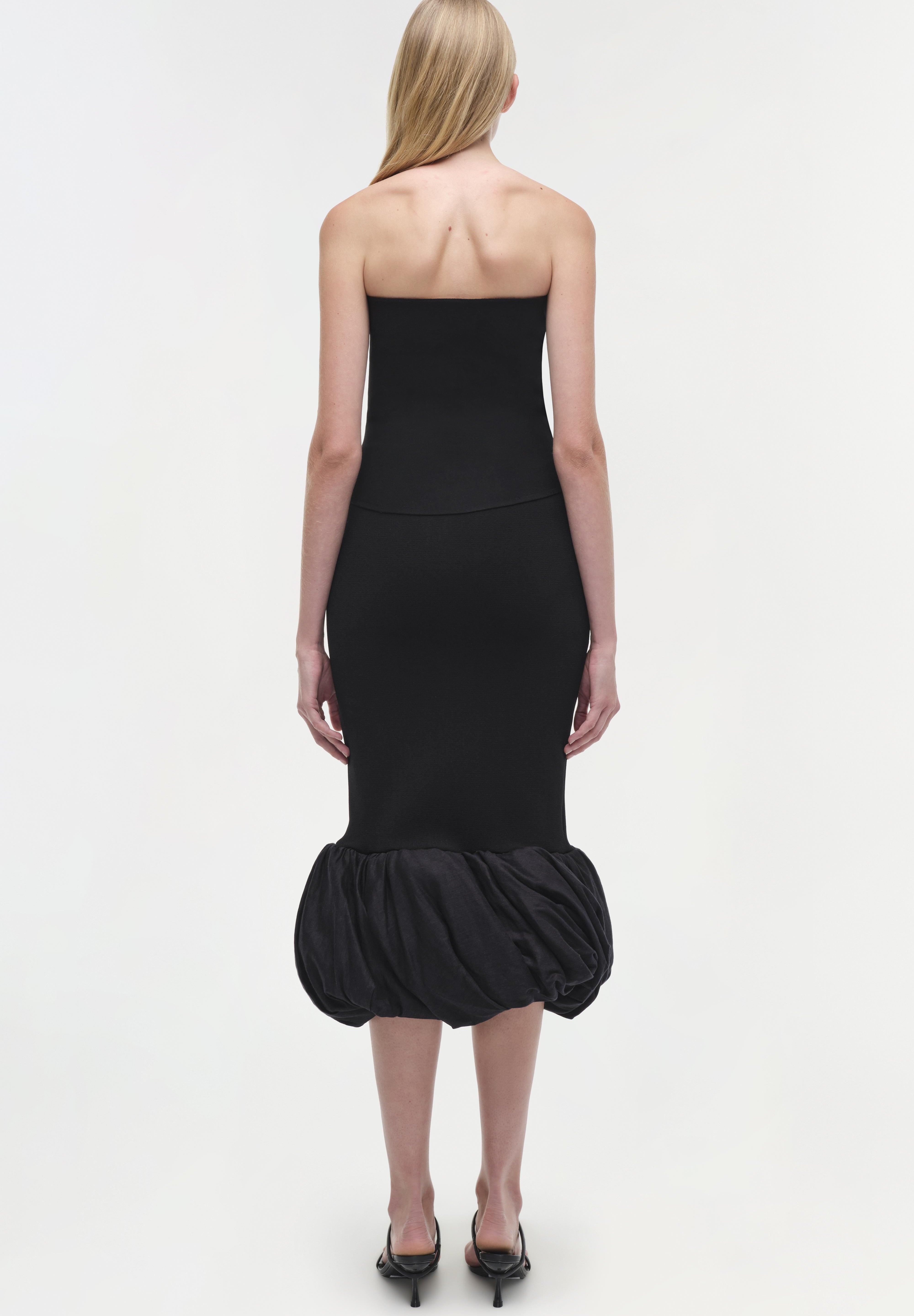 Camille Linen Knit Midi Skirt