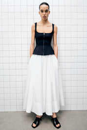 JOLYNN COMBO MIDI DRESS