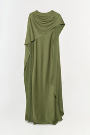 IZEL SATIN CAPE GOWN