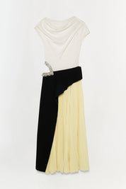 ANDROMEDA EMBELLISHED MIDI DRESS