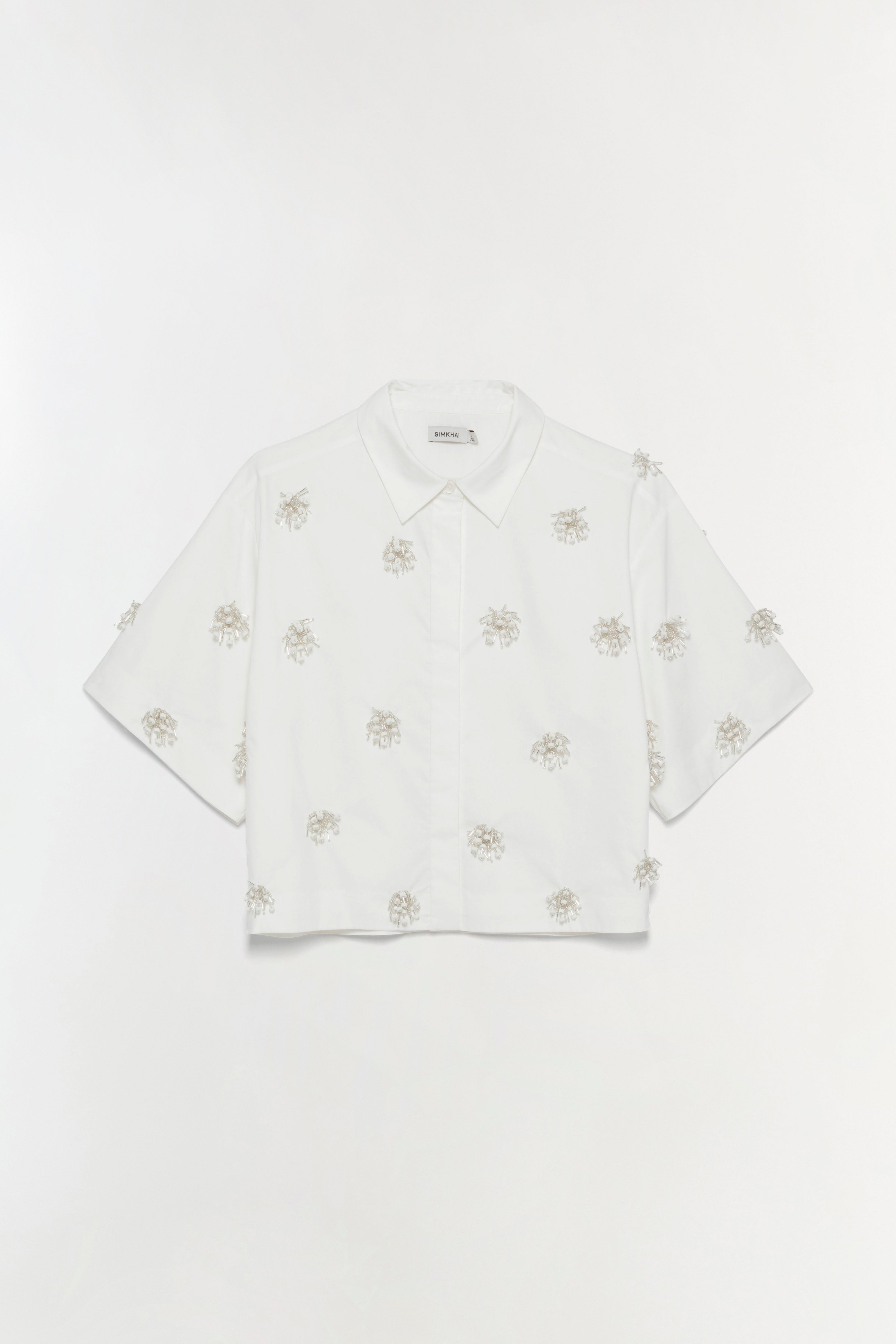COSMO EMBELLISHED CAMP SHIRT