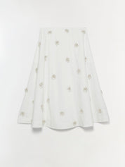 Novanna embellished midi skirt