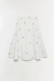 NOVANNA EMBELLISHED MIDI SKIRT