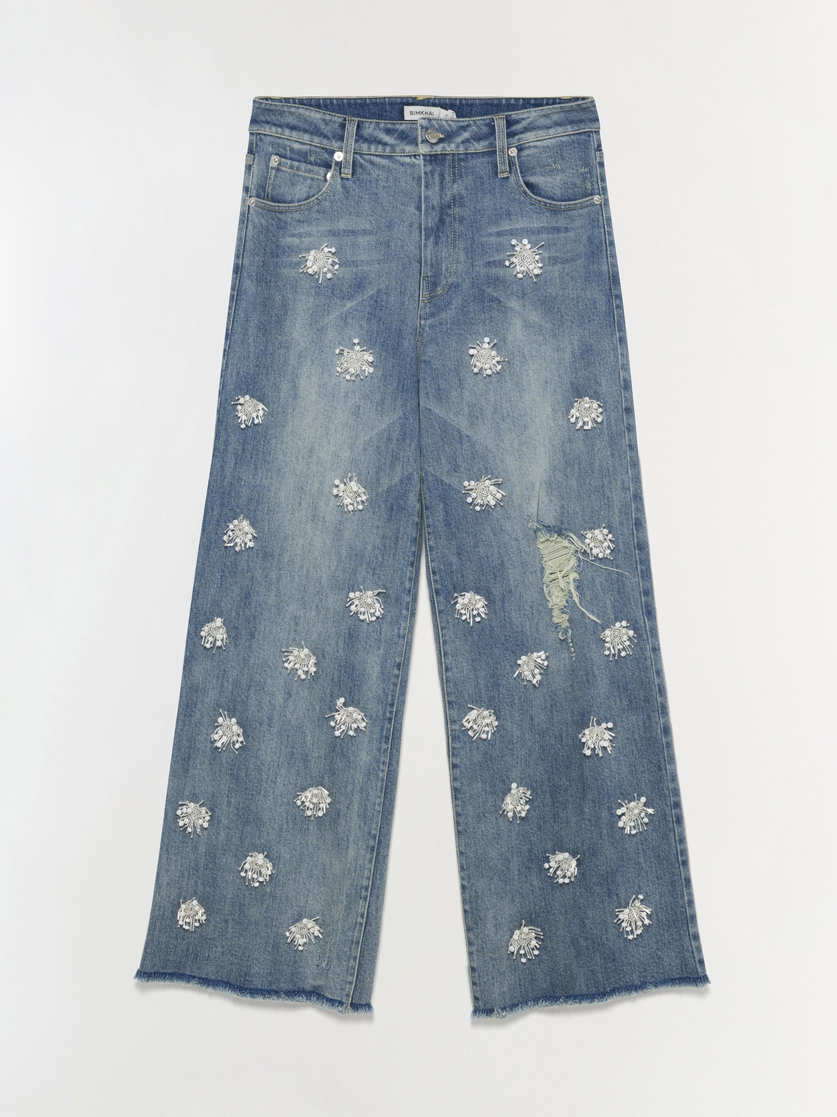 Jude wide crop jean