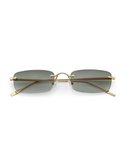 Gold green sunglasses