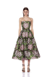 KATE STRAPLESS MIDI DRESS