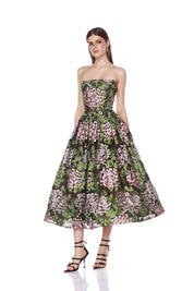 KATE STRAPLESS MIDI DRESS