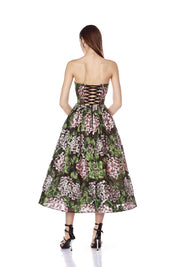 KATE STRAPLESS MIDI DRESS