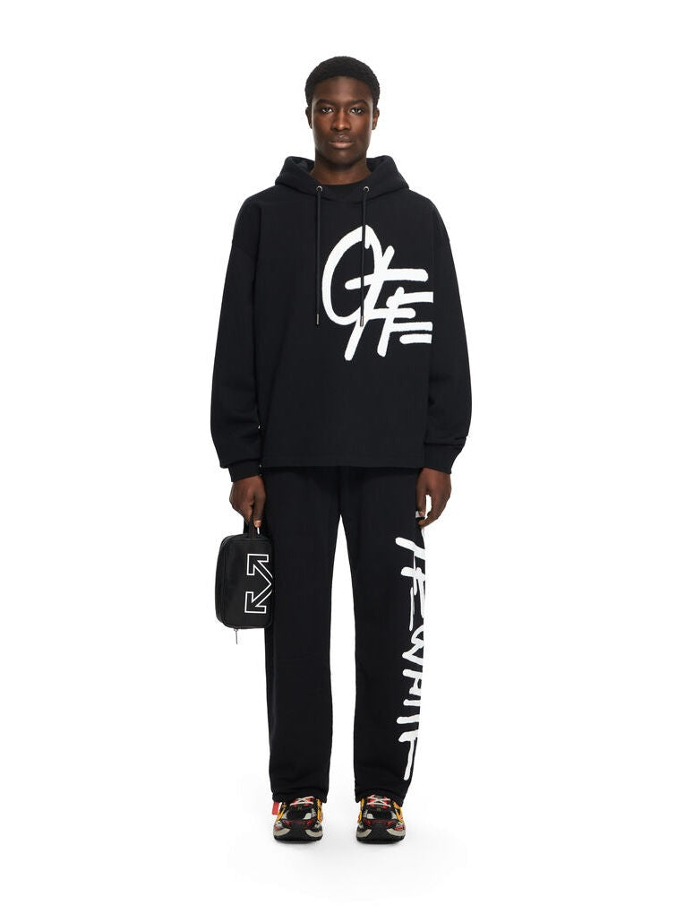 Spray Logo Loose Hoodie