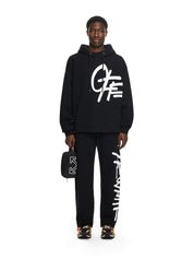 Spray Logo Loose Hoodie