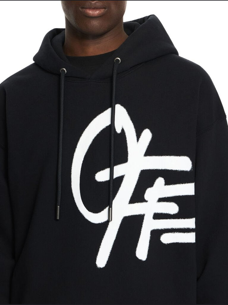 Spray Logo Loose Hoodie