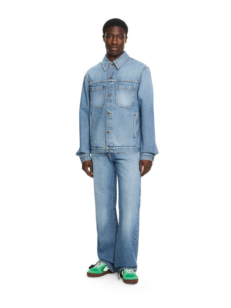 Half arrow slim relaxed jeans