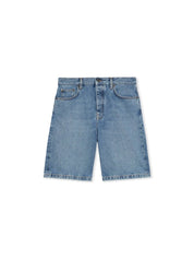 Half arrow denim shorts