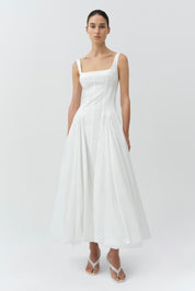 Hally cotton bubble midi dress