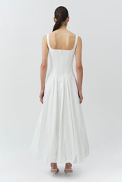 Hally cotton bubble midi dress