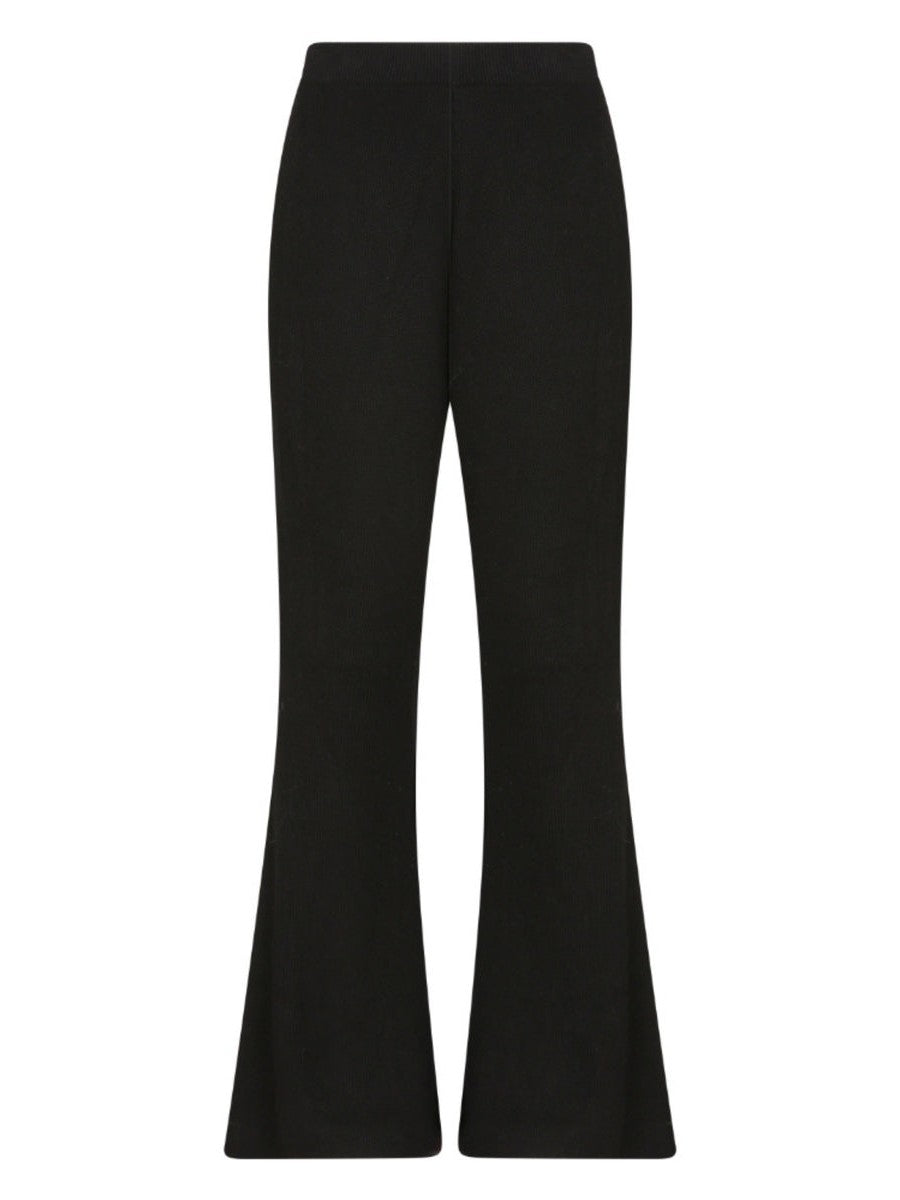 The flared pants in black