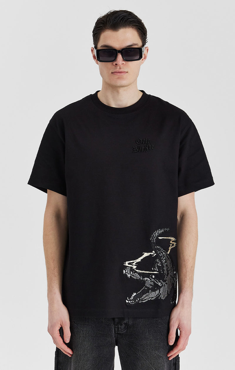 MIDNIGHT ALLIGATOR T-SHIRT