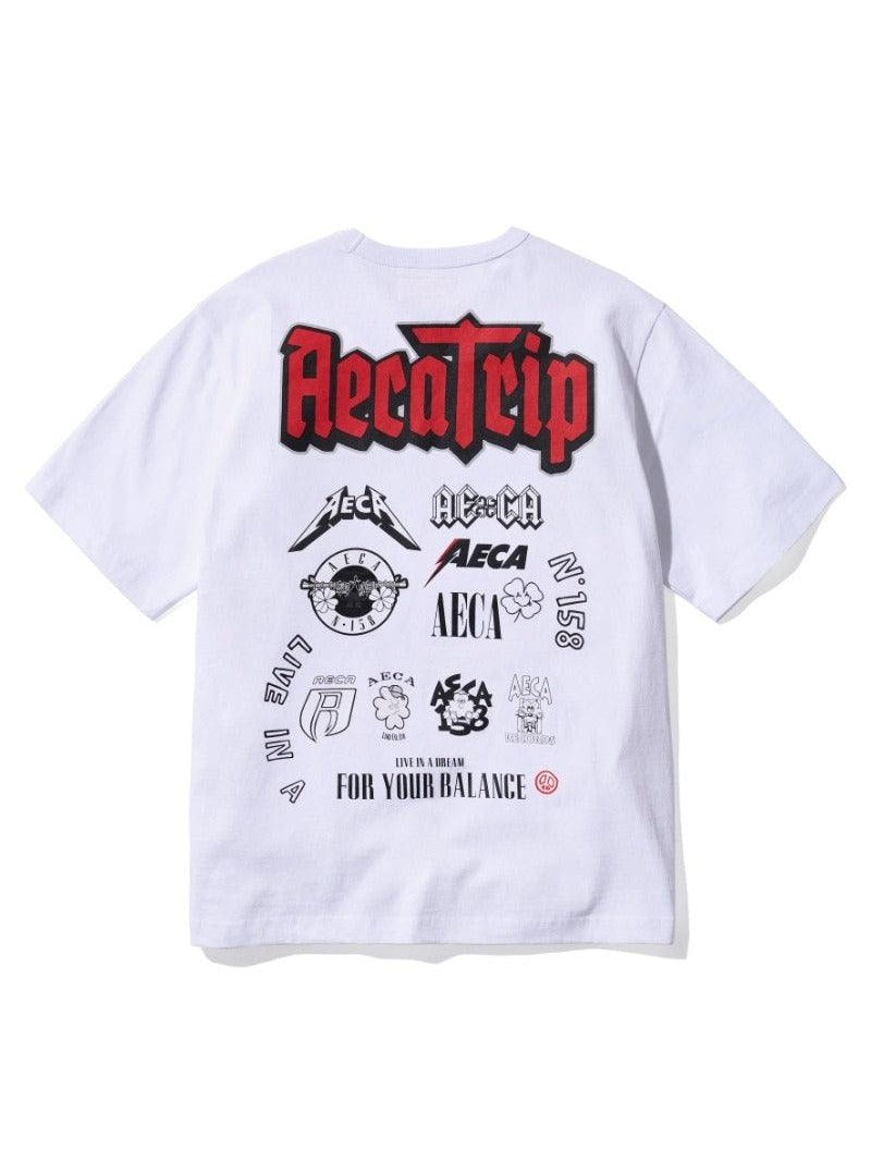 Aeca tour half sleeve-white