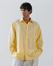 Light yellow long sleeve shirt solmare