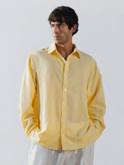 Light yellow long sleeve shirt solmare