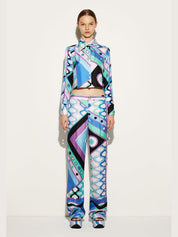 Woman woven trousers