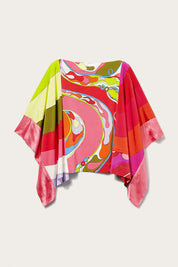 Orchid Print Kaftan Top