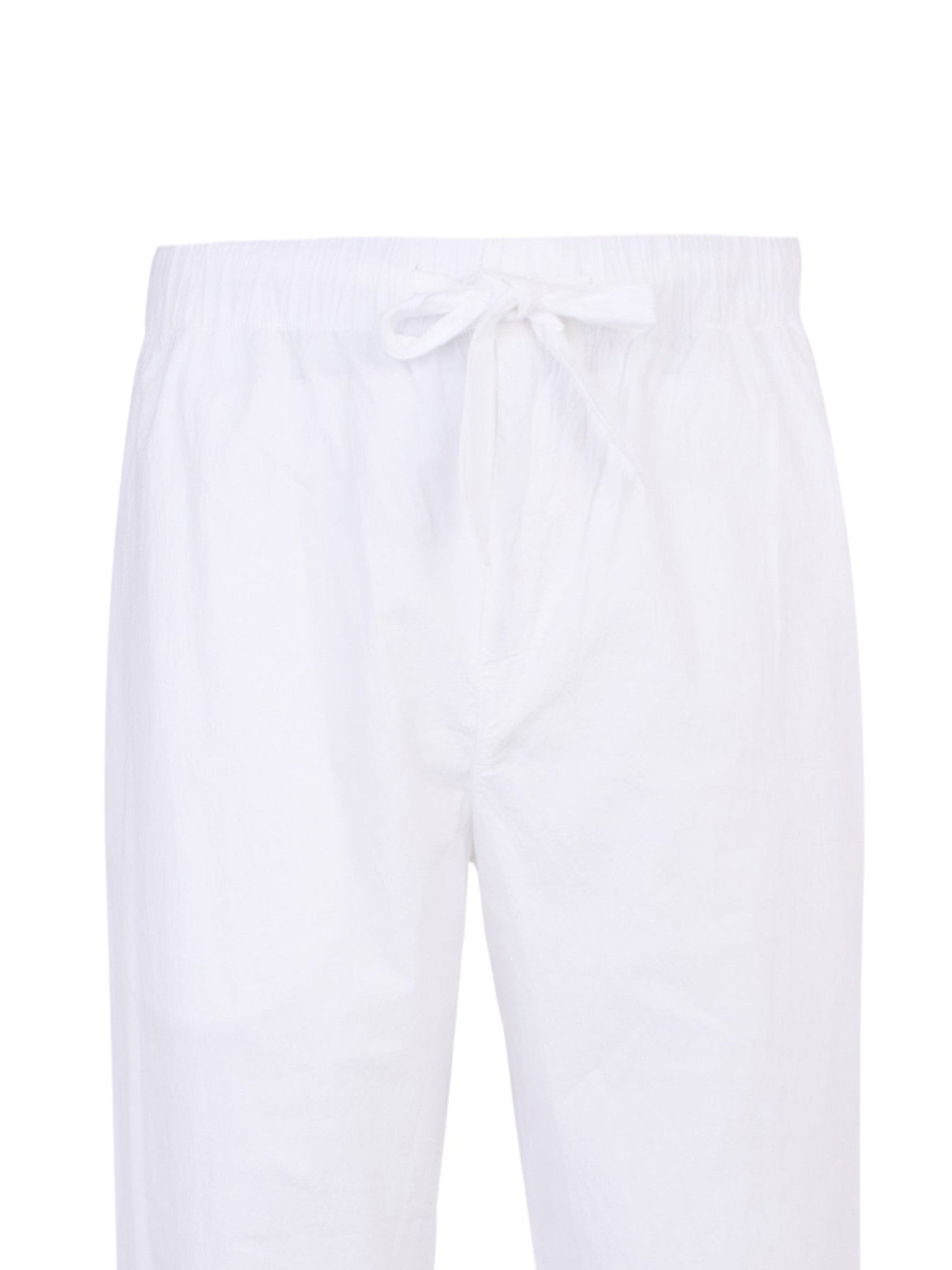Luan cotton lyocell blend seersucker trouser