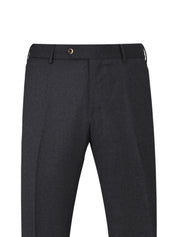 Pantalone slim flat front diagonal pockets elastic waistband with drawstring unfinished b.