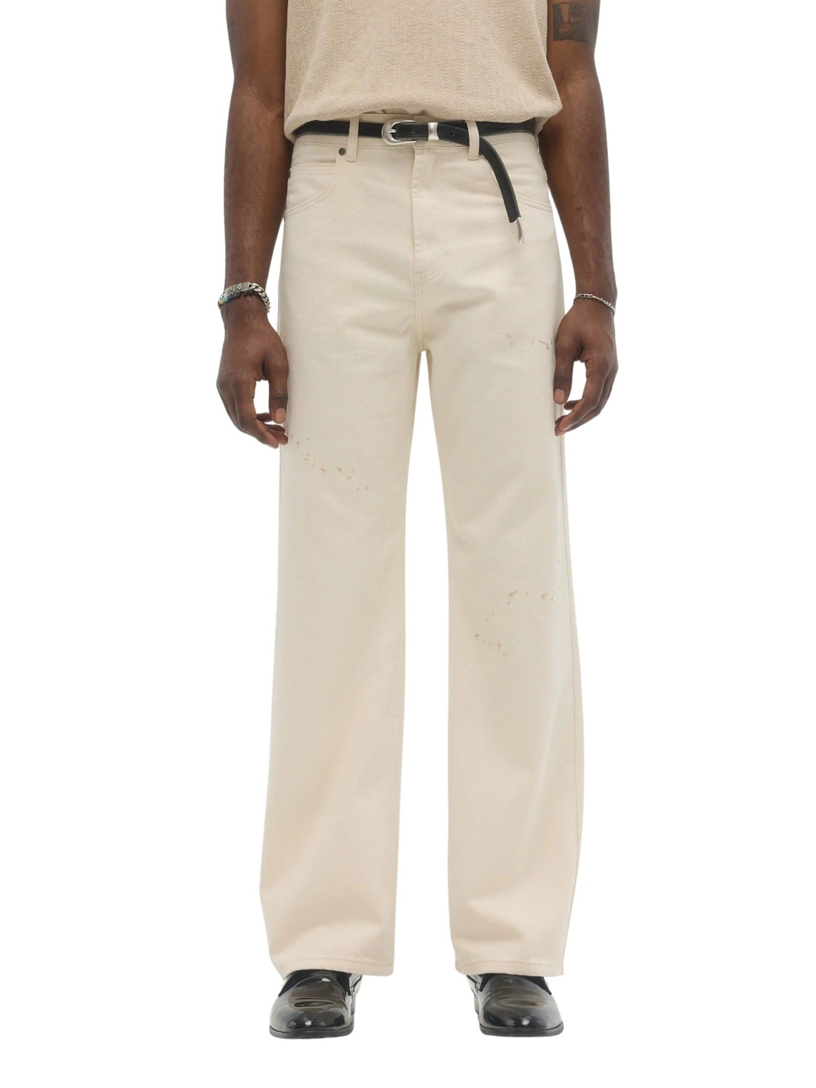 Jerk bootcut jeans beige