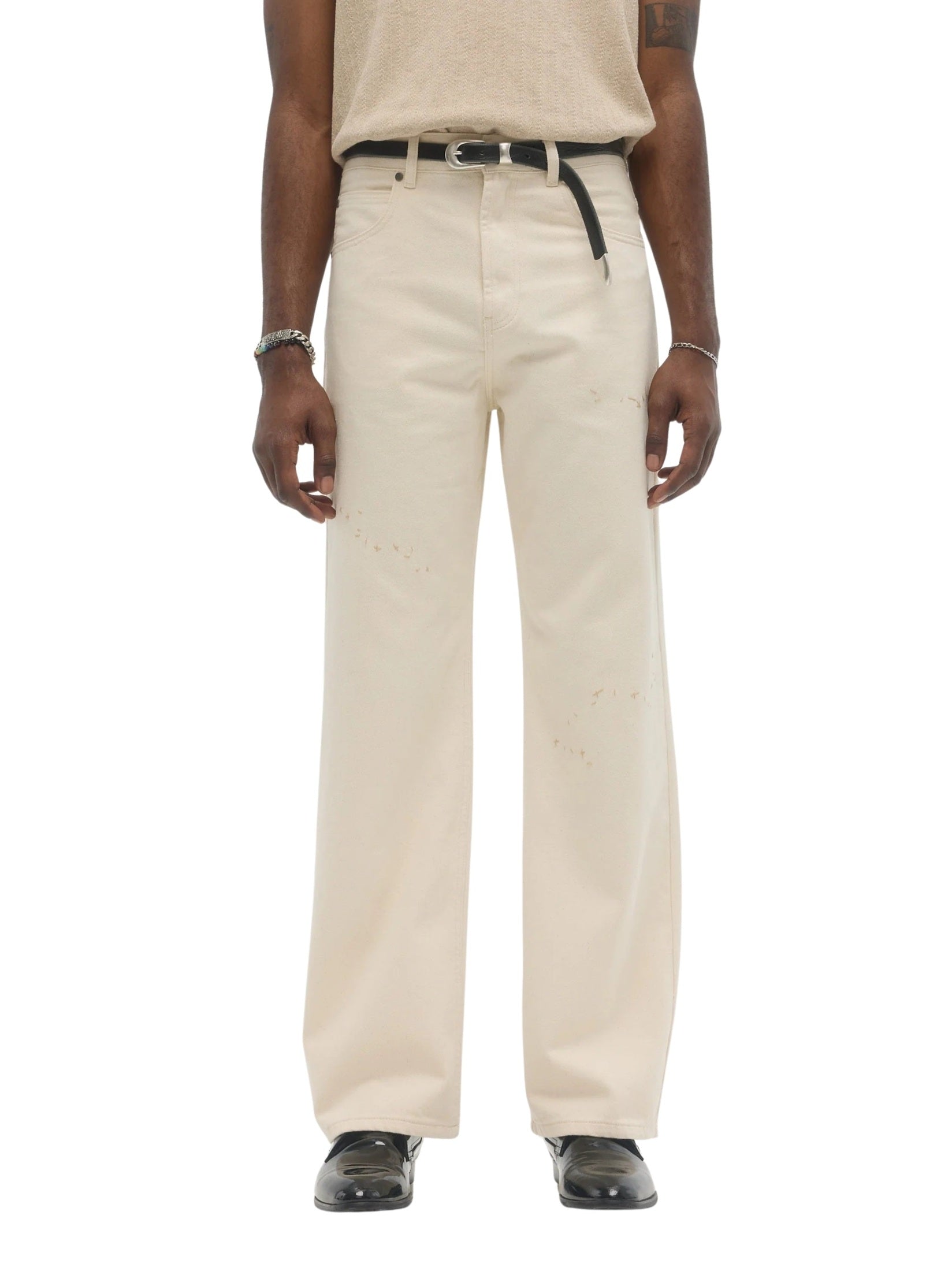 Jerk bootcut jeans beige