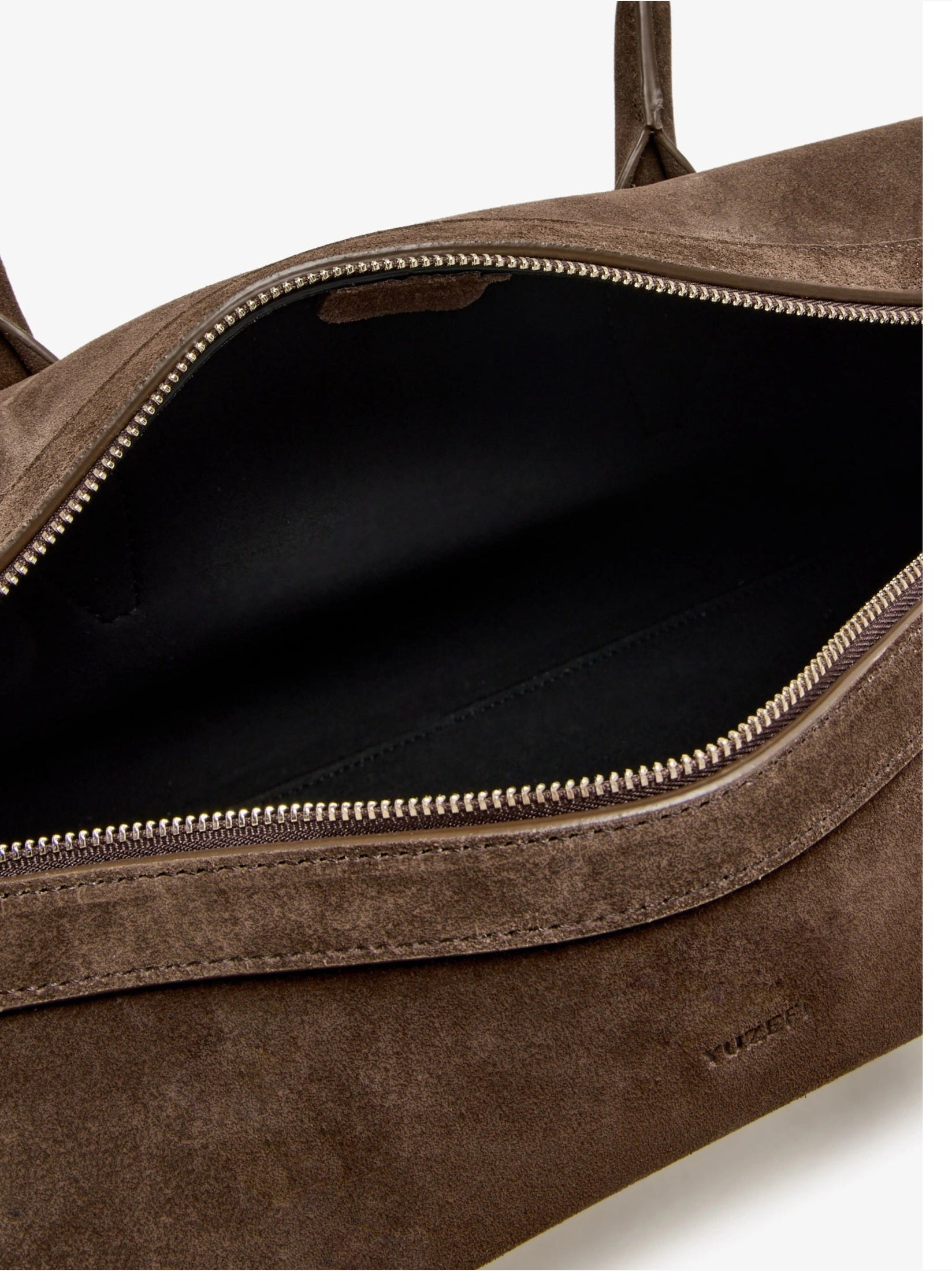 Brioche duffle chocolate suede