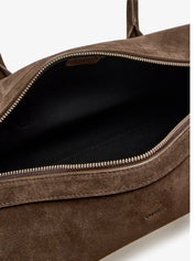 BRIOCHE DUFFLE CHOCOLATE SUEDE