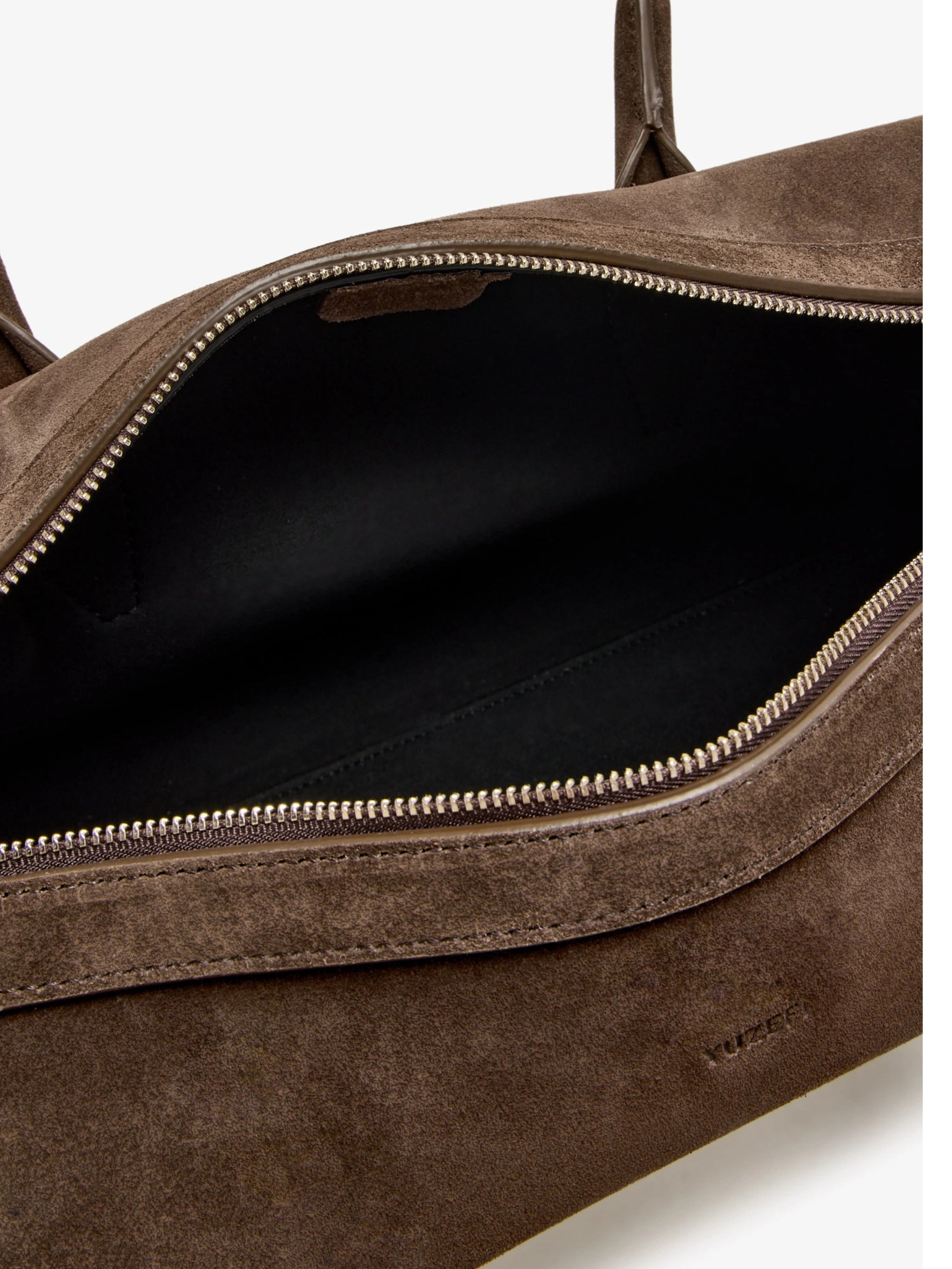 BRIOCHE DUFFLE CHOCOLATE SUEDE
