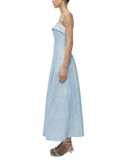 Valeria jacquard midi dress
