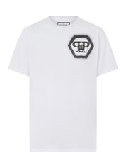 Round Neck T-Shirt Spray Hexagon