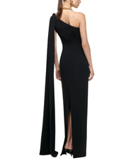 ONE SHOULDER DIAMANTE GOWN
