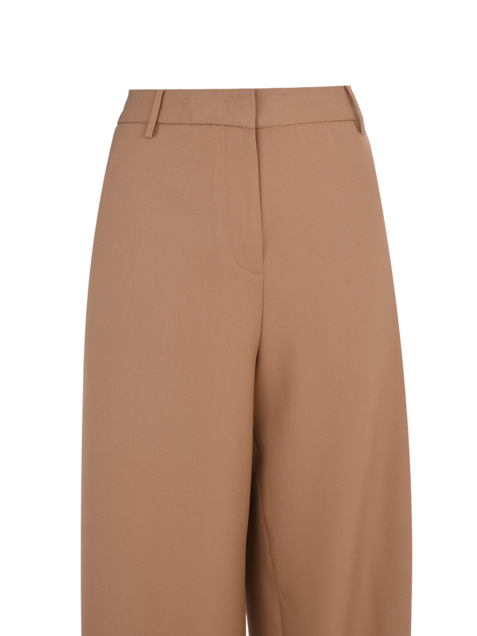Tech wool wide leg trousers