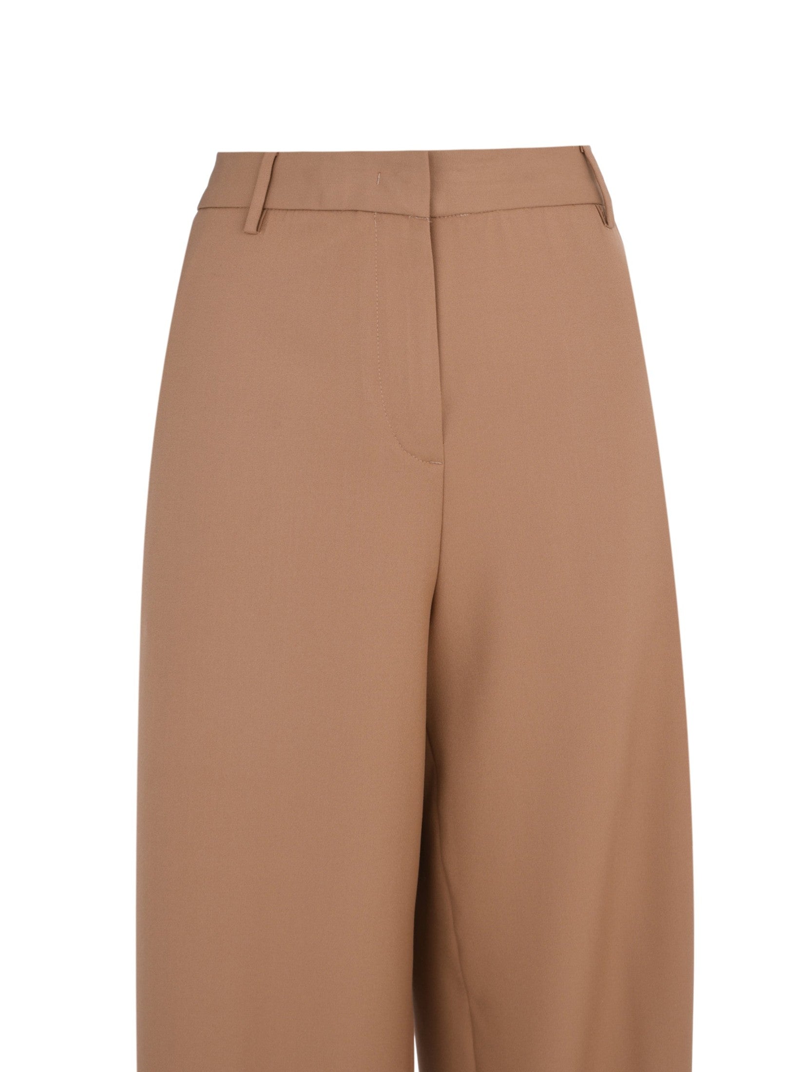 Tech wool wide leg trousers