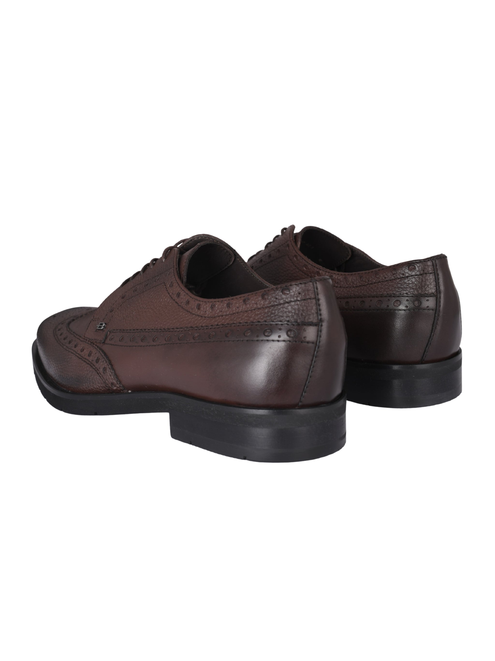 Lace up tumb.leat&calf brown