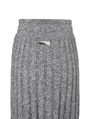 The pleated midi skirt in ink