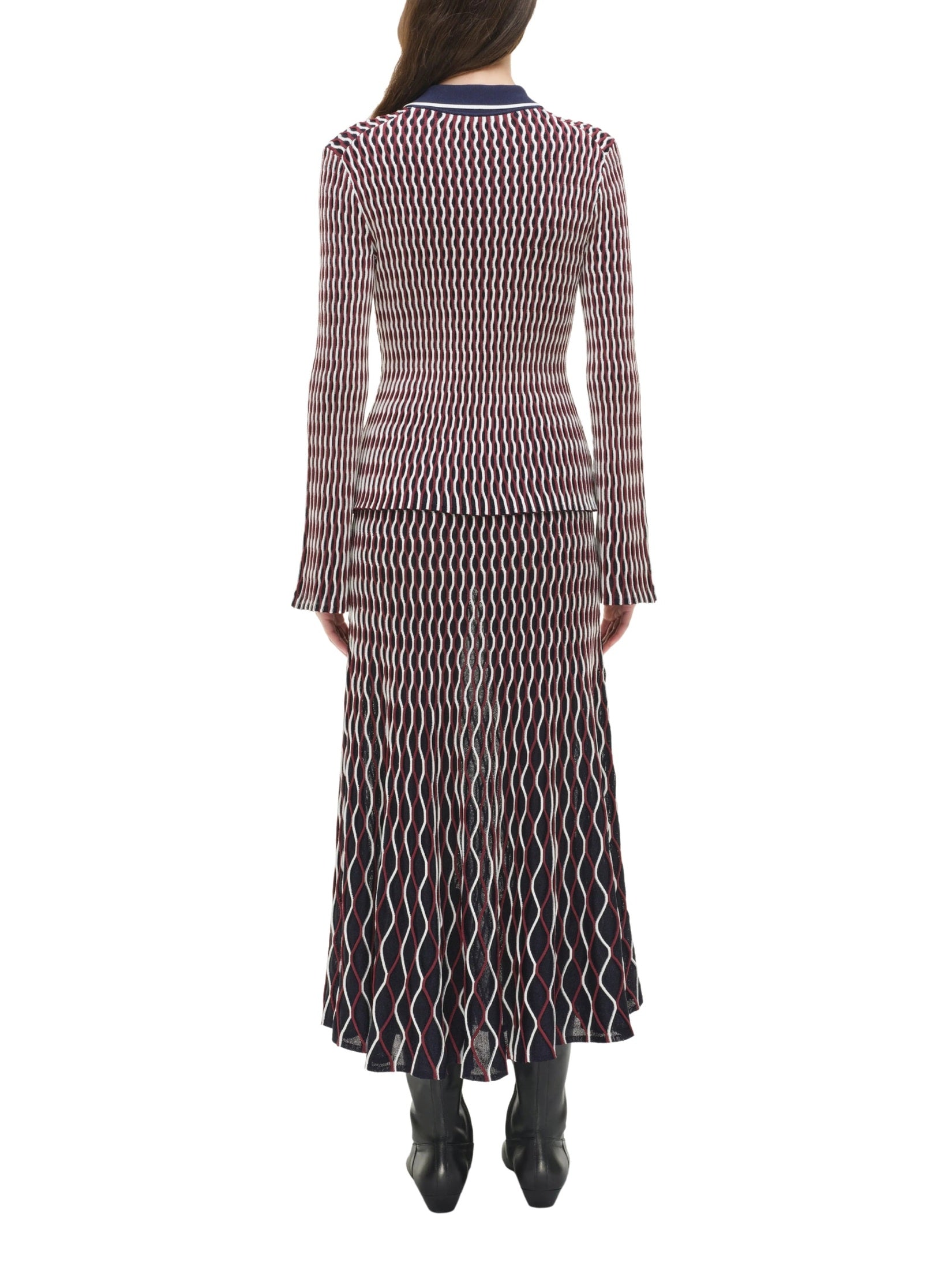 Colleen l/s polo top