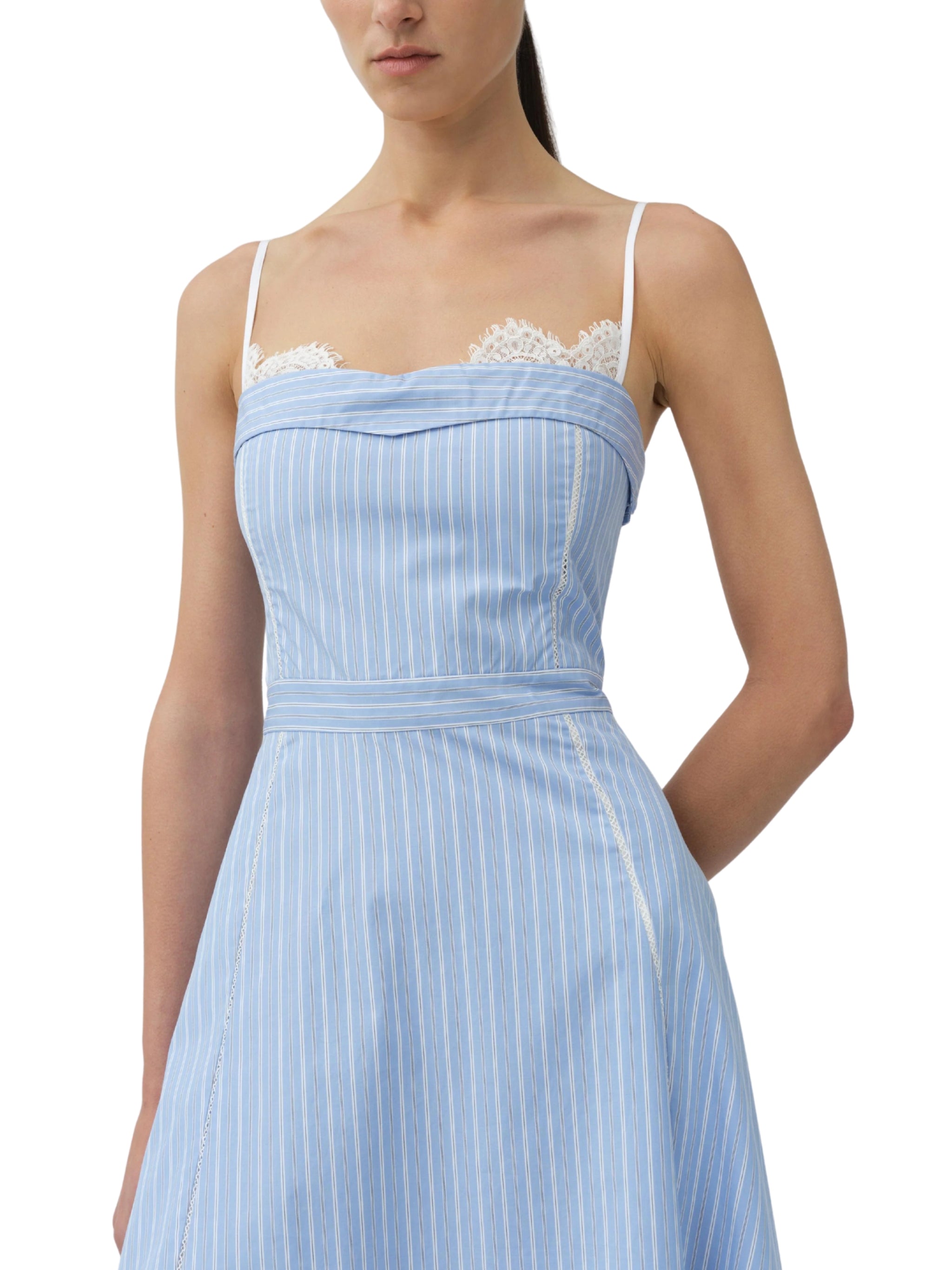 Avaleigh cotton lace midi dress