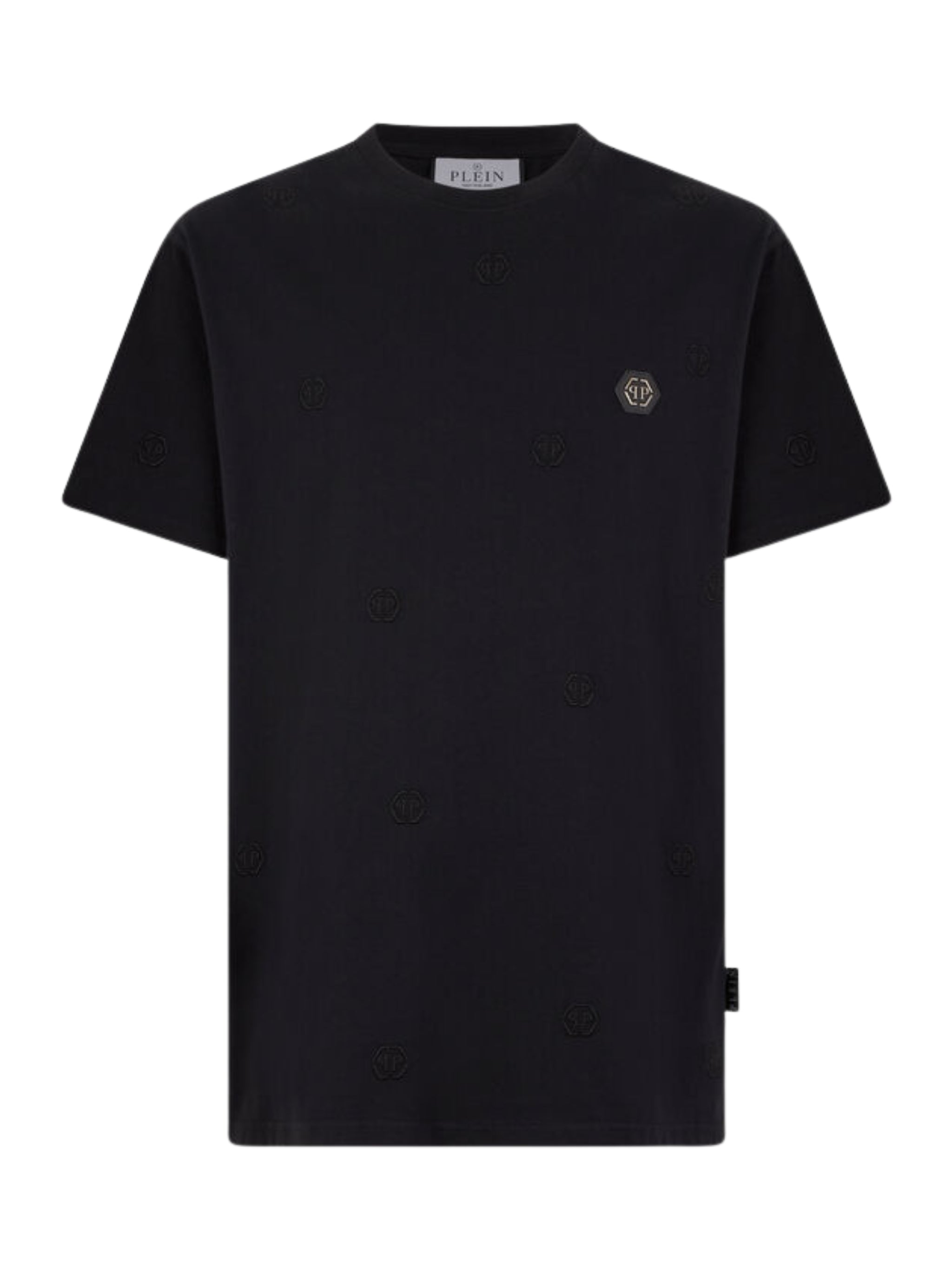 Embroidered Round Neck T-Shirt Monogram