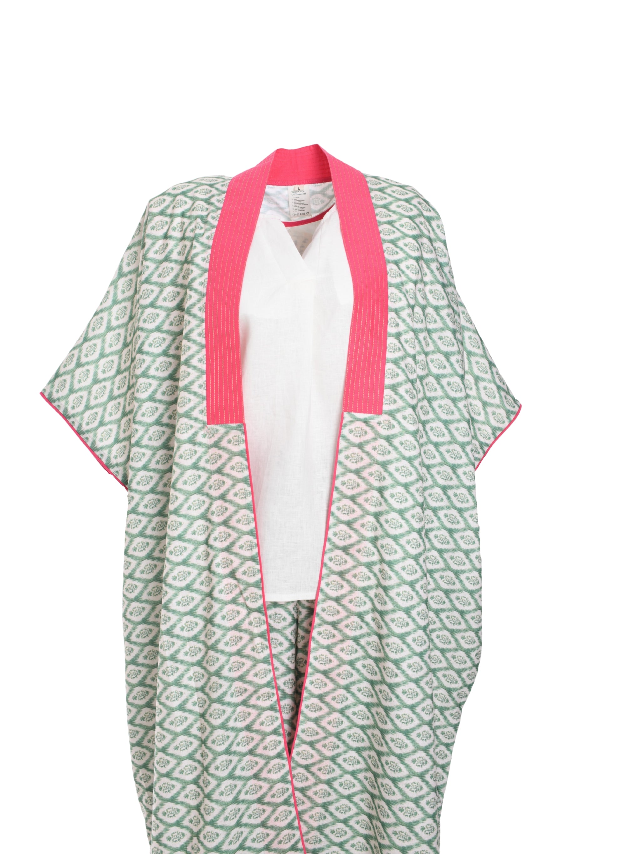 KIMONO GREEN BASIL SET