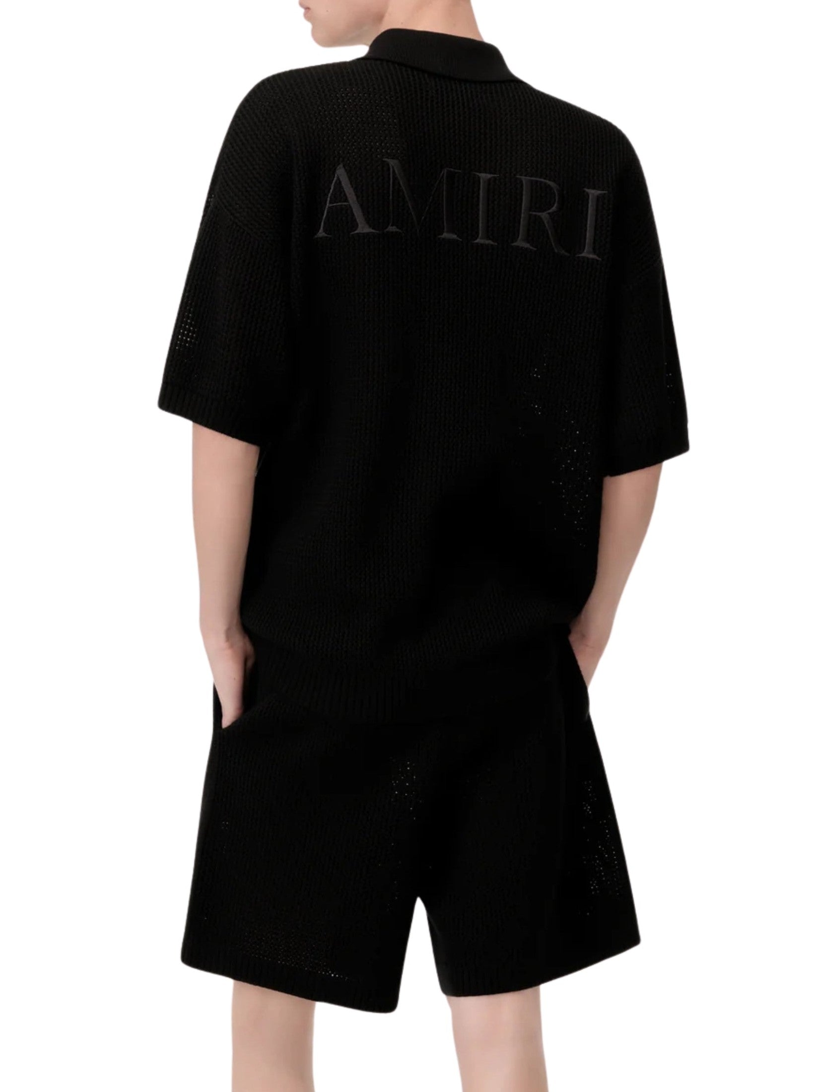 Amiri crochet mesh short