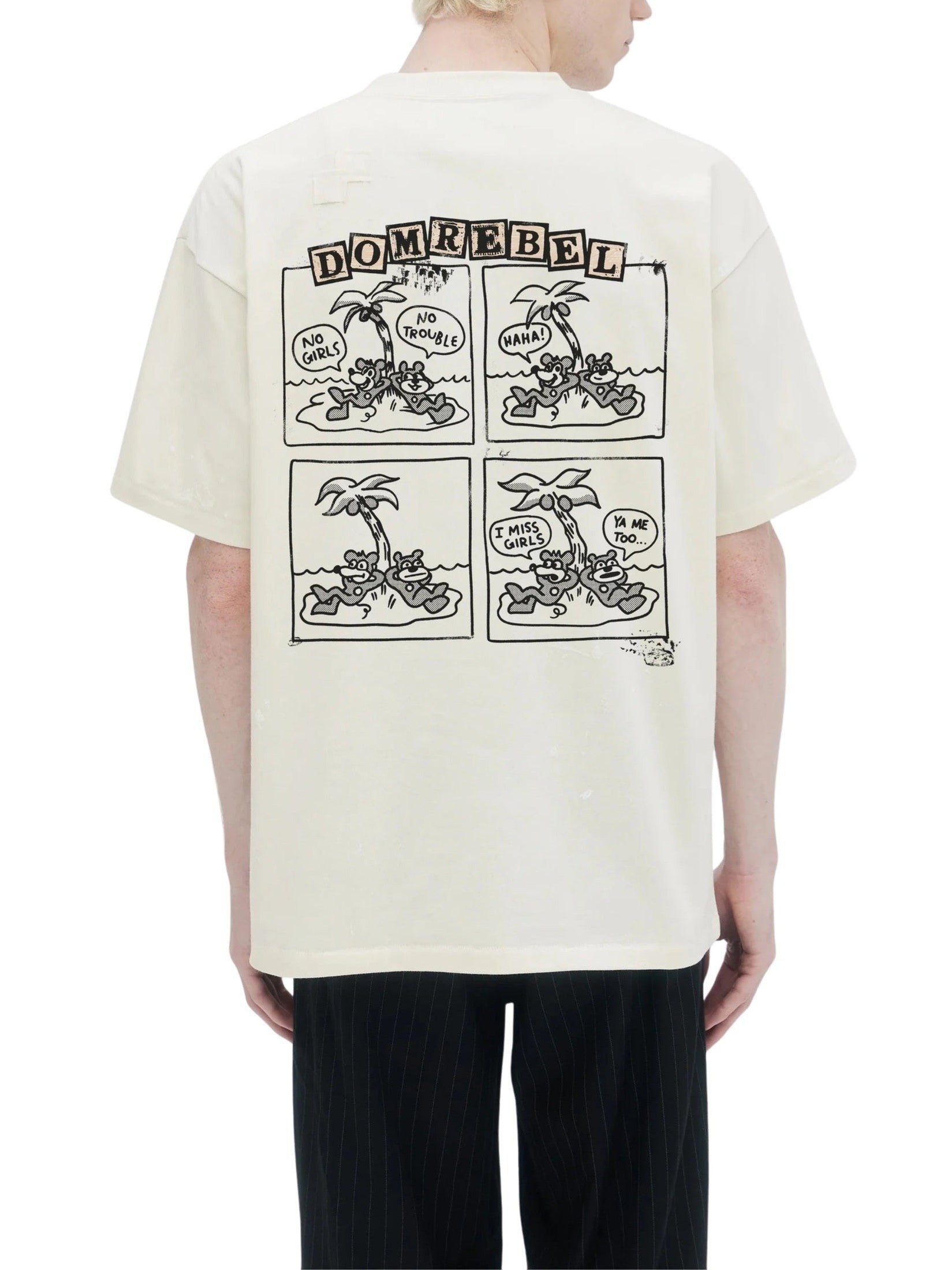 Girlies t-shirt old white